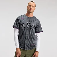 Men's Nike Gray New York Mets City Connect Limited Jersey