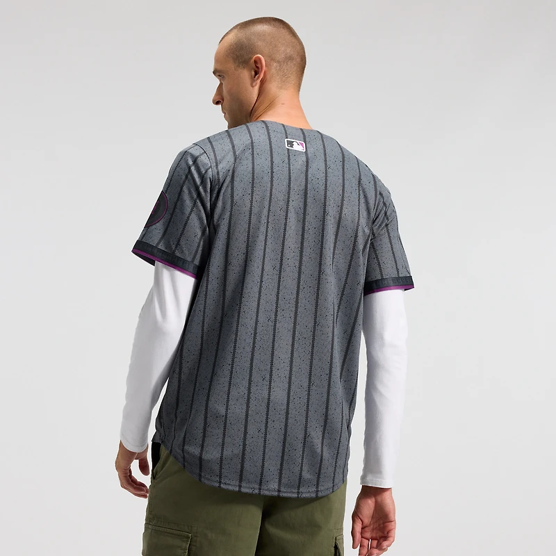 Men's Nike Gray New York Mets City Connect Limited Jersey