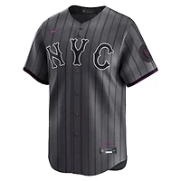 Men's Nike Gray New York Mets City Connect Limited Jersey