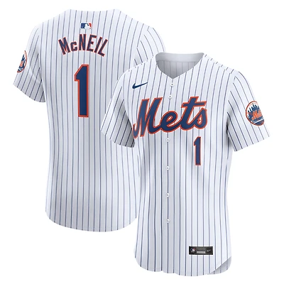 Men's Nike Jeff McNeil White New York Mets Home Elite Player Jersey