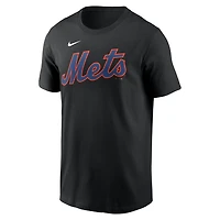 Men's Nike Juan Soto Black New York Mets Name & Number T-Shirt
