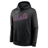 Sweat à capuche Nike Juan Soto noir pour homme, avec nom et numéro du joueur des Mets de New York