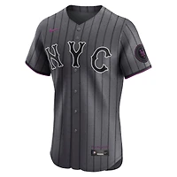 Men's Nike Juan Soto Gray New York Mets City Connect Elite Jersey