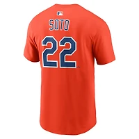 Men's Nike Juan Soto Royal New York Mets Name & Number T-Shirt