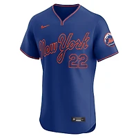 Maillot Nike Juan Soto Royal New York Mets Alternate 2 Elite pour homme