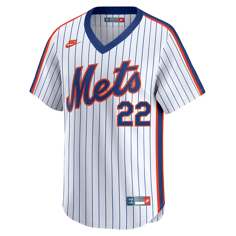 Men's Nike Juan Soto White New York Mets Cooperstown Collection Limited 40th Anniversary Jersey