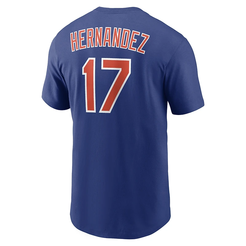 T-shirt Nike Keith Hernandez Royal New York Mets Cooperstown Collection pour homme, nom et numéro