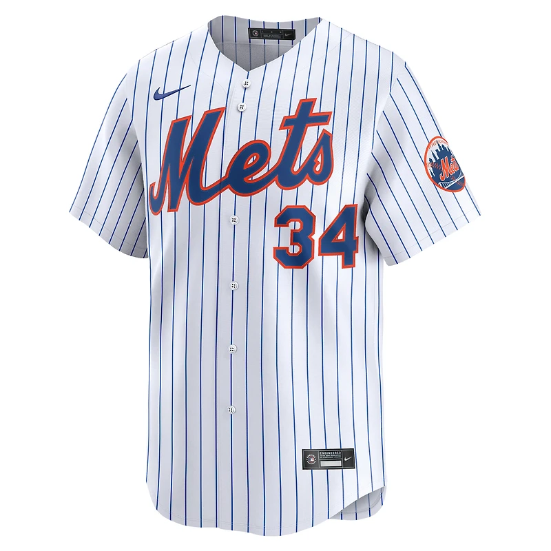 Maillot de joueur à domicile Nike Kodai Senga blanc New York Mets pour homme
