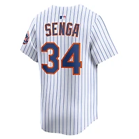 Maillot de joueur à domicile Nike Kodai Senga blanc New York Mets pour homme