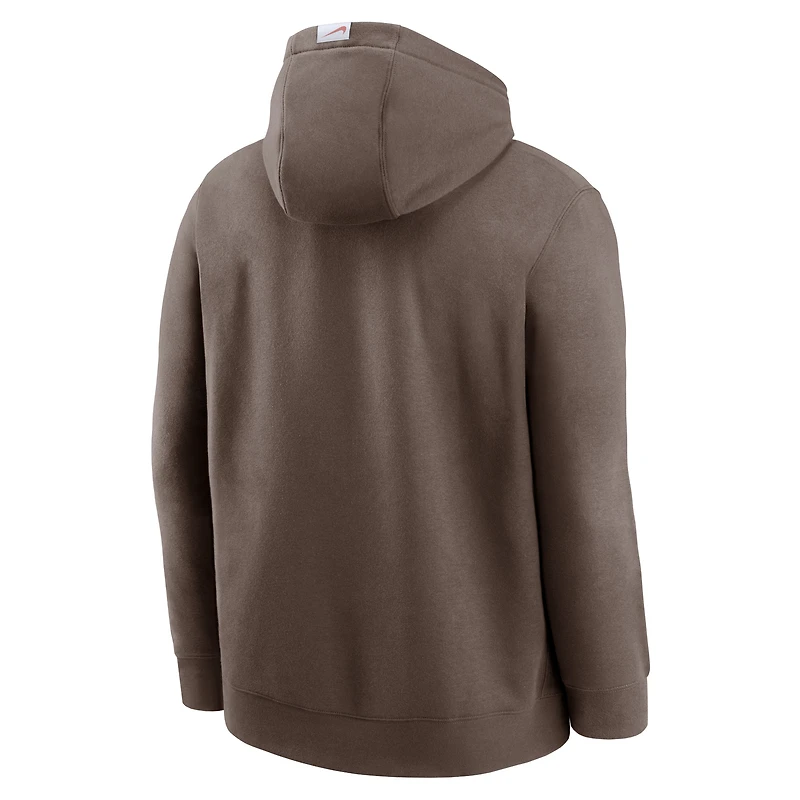 Sweat à capuche Nike New York Mets Statement marron clair pour homme
