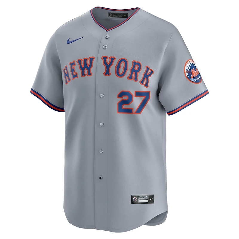 Men's Nike Mark Vientos Gray New York Mets All-Star Limited Jersey