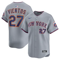 Maillot Nike Mark Vientos gris pour homme des New York Mets All-Star Limited