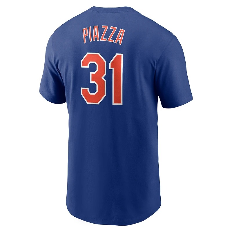 T-shirt Nike Mike Piazza Royal pour homme avec nom et numéro Fuse des New York Mets