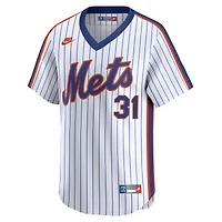 Men's Nike Mike Piazza White New York Mets Throwback Cooperstown Collection Limited Jersey