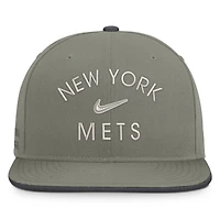 Casquette snapback Nike Olive New York Mets Pro Dri-FIT pour homme