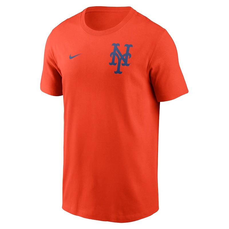 Men's Nike Orange New York Mets 2-Hit T-Shirt