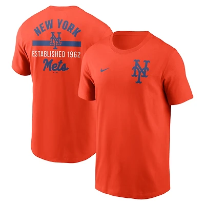 Men's Nike Orange New York Mets 2-Hit T-Shirt