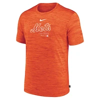 T-shirt Nike Royal New York Mets Authentic Collection Velocity Performance pour homme