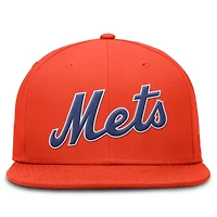 Casquette Nike orange New York Mets Wordmark Dri-FIT pour homme