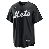 Men's Nike Pete Alonso Black New York Mets  Replica Player Jersey