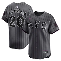 Men's Nike Pete Alonso Gray New York Mets City Connect Limited Jersey