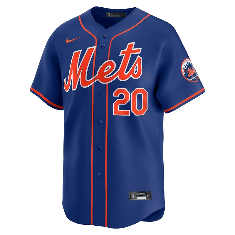 Men's Nike Pete Alonso Royal New York Mets Alternate Limited Player Jersey