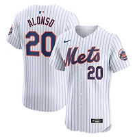 Maillot Nike Pete Alonso pour homme, blanc, New York Mets, domicile Elite