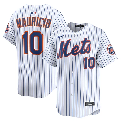 Maillot de joueur alternatif Nike Ronny Mauricio blanc New York Mets pour homme
