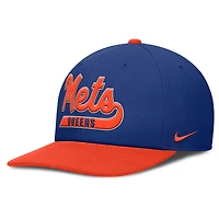 Men's Nike Royal/Orange New York Mets Pro Performance Snapback Hat