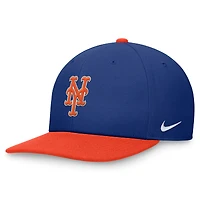 Men's Nike Royal/Orange New York Mets Two-Tone Snapback Hat