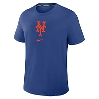 Men's Nike Royal New York Mets Authentic Collection Early Work Tri-Blend Dri-FIT T-Shirt