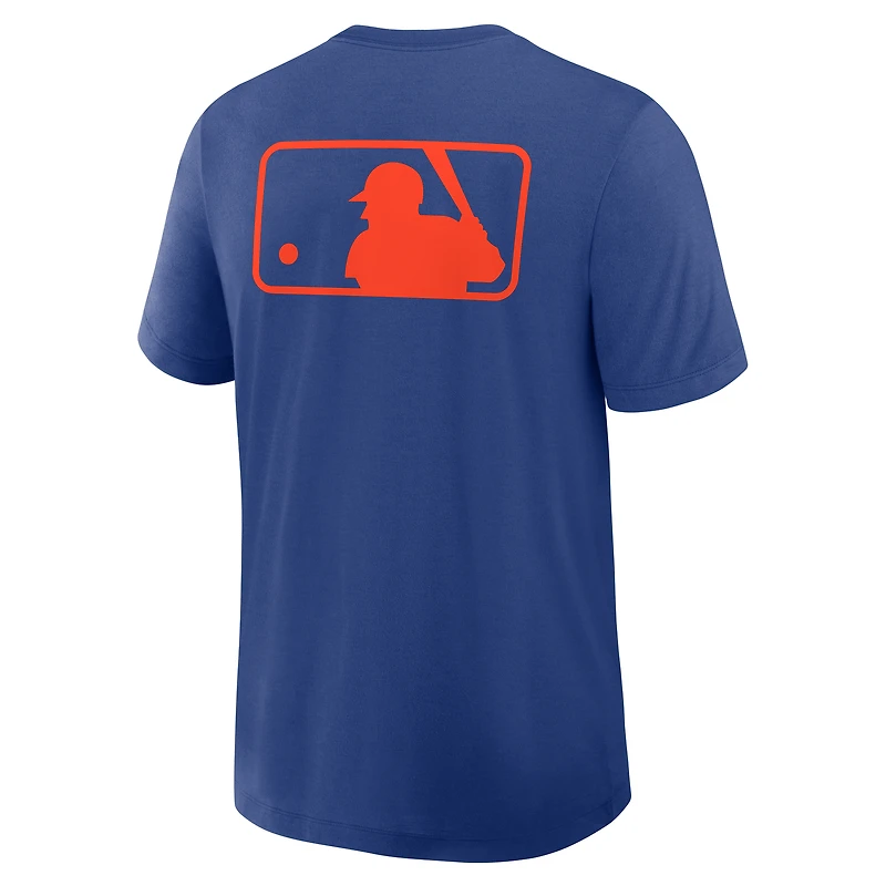 Men's Nike Royal New York Mets Authentic Collection Early Work Tri-Blend Dri-FIT T-Shirt