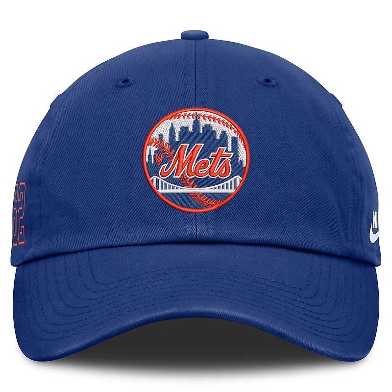 Casquette ajustable Nike Royal New York Mets Cooperstown Club pour homme