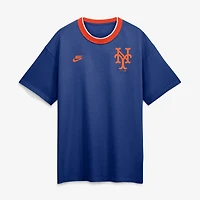 T-shirt à col rond Nike Royal New York Mets Cooperstown Collection pour homme