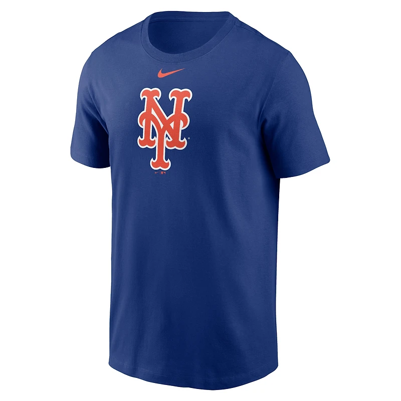 Men's Nike Royal New York Mets Fuse Large Logo T-Shirt