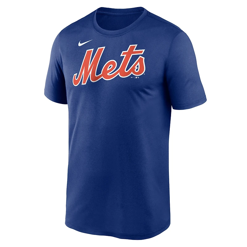 Men's Nike Royal New York Mets Legend Fuse Wordmark T-Shirt
