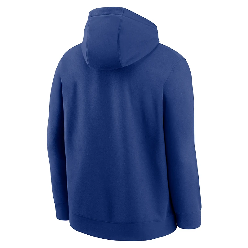 Sweat à capuche Nike Royal New York Mets Logo Club Fleece pour homme