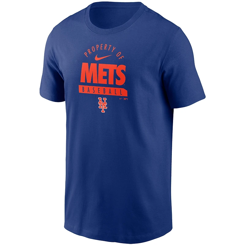 Men's Nike Royal New York Mets Primetime Property Of Practice T-Shirt