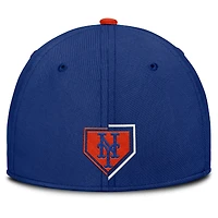 Casquette Nike Royal New York Mets Primetime Rise Dri-FIT Flex pour homme