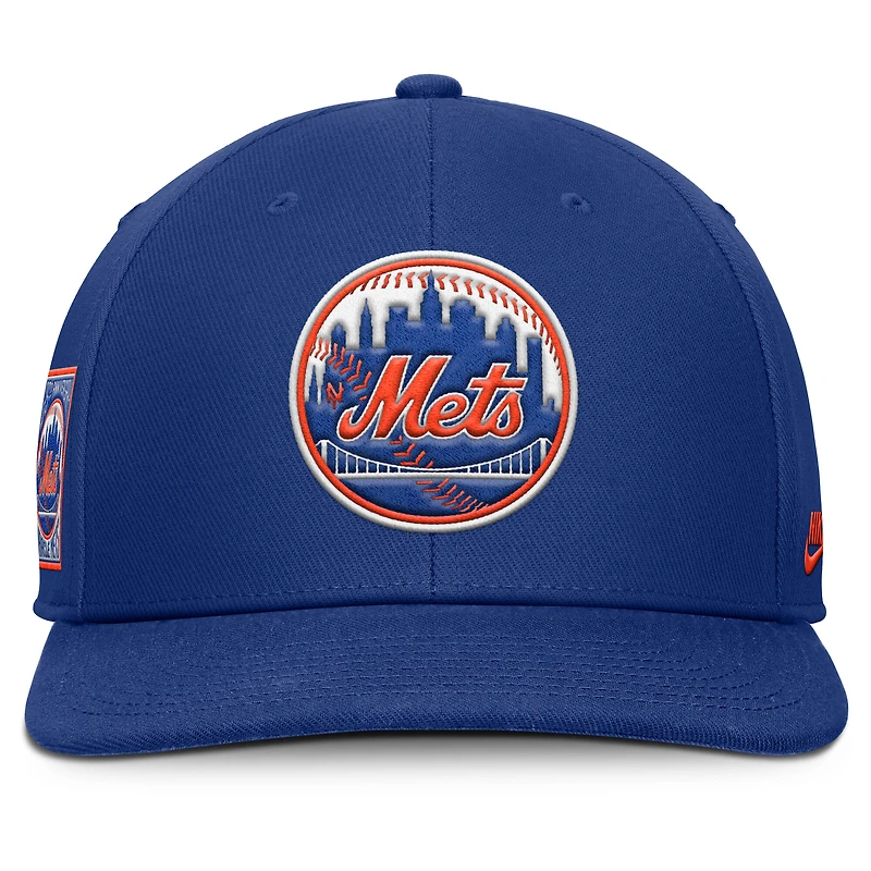 Casquette Snapback Nike Royal New York Mets Pro Performance pour homme