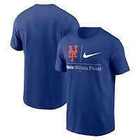 T-shirt Nike Royal New York Mets Willets Point Hometown pour homme