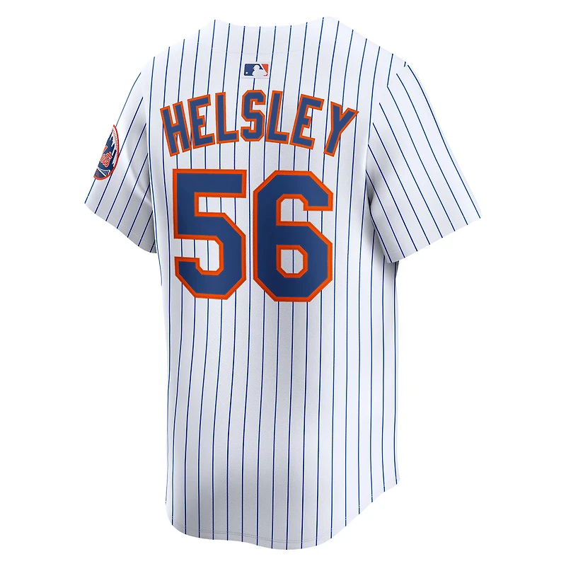 Maillot Nike Ryan Helsley blanc à domicile des New York Mets pour homme, édition limitée