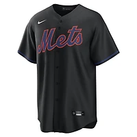 Maillot réplique alternatif Nike Starling Marte noir des New York Mets pour homme