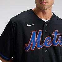 Men's Nike Starling Marte Black New York Mets Alternate Replica Jersey
