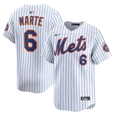 Maillot de joueur alternatif Nike Starling Marte blanc New York Mets pour homme