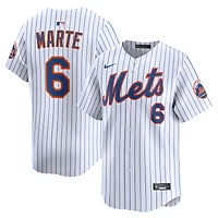 Maillot de joueur alternatif Nike Starling Marte blanc New York Mets pour homme