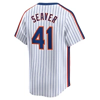Maillot Nike Tom Seaver pour homme, blanc, New York Mets Throwback Cooperstown Limited