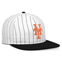 Casquette ajustable Nike Pro New York Mets Cooperstown Collection blanche et noire pour homme