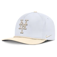 Men's Nike  White/Cream New York Mets Pro Performance Snapback Hat