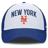 Men's Nike White/Royal New York Mets Club Performance Adjustable Hat
